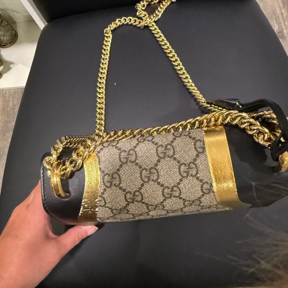 *SOLD*
Limited edition GUCCI Supreme Monogram Calfskin Black/Gold Padlock - Picture 10 of 16